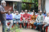 RTI activists  hold condolence meet at Vinayaka Baligas Residence